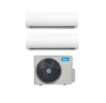 Midea M2OE-18HFN8-Q / 1x  MSAGAU-09HRFNX + 1x MSAGBU-12HRFNX inverteres duál split klíma (2,6kW+3,5kW)