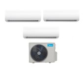 Midea M3OA-27HFN8-Q / 2xMSAGAU-09HRFNX + 1xMSAGBU-12HRFNX inverteres triál split klíma (2x2,6kW+1x3,5kW))